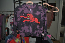 Load image into Gallery viewer, Purple Tie Dye Zip Hopdie