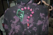 Load image into Gallery viewer, Purple Tie Dye Zip Hopdie
