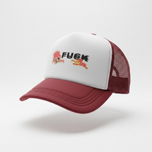 Load image into Gallery viewer, 1/1 Trucker Hat burgundy
