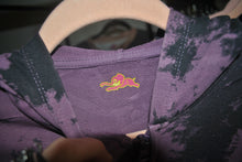 Load image into Gallery viewer, Purple Tie Dye Zip Hopdie

