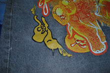 Load image into Gallery viewer, Flame Script Jorts

